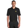 Nike Mens Short Sleeve Polo with KW Rainbow Network Logo