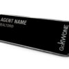 KWGOOne | Framed Name Tag - Black 1x3