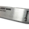 KWGOOne | Framed Name Tag - Silver 1x3