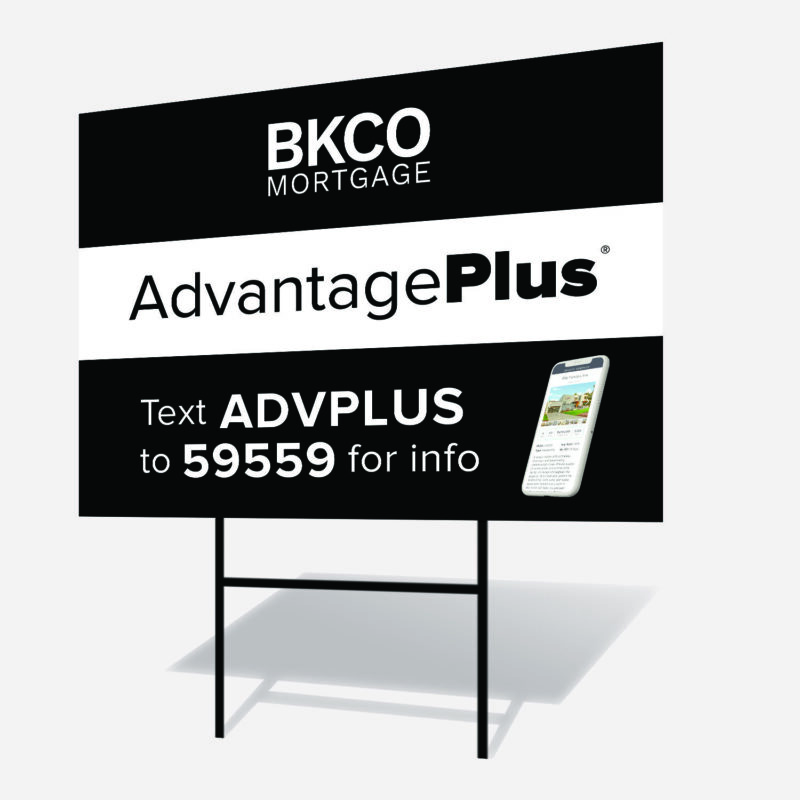BKCO Mortgage | Sign 18" x 24" w/H-Stake - Image 4