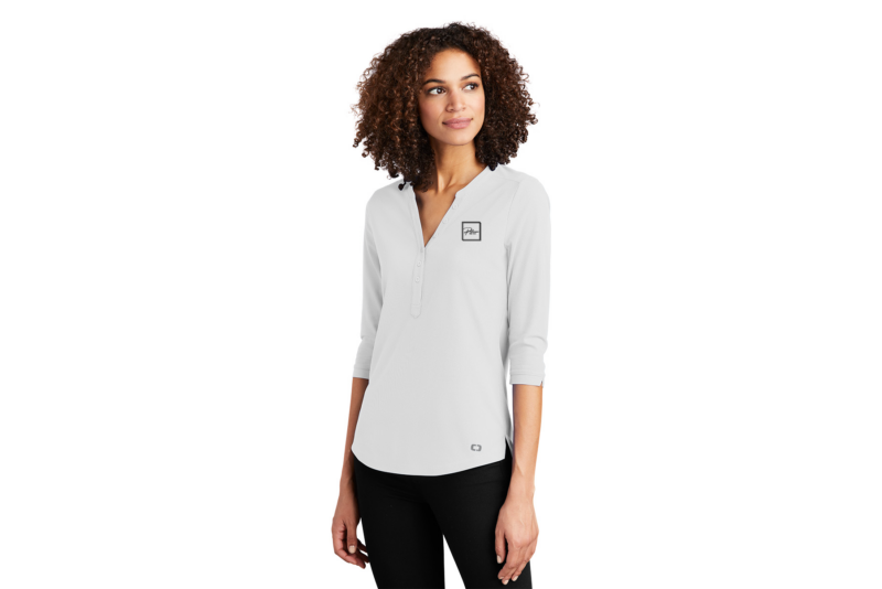 Platinum Realty | OGIO® Ladies Jewel Henley - Image 2