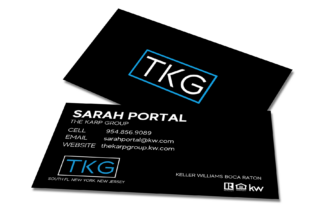 TKG Black Business Card