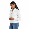 PLACE | New Era® Ladies STS 1/2-Zip White- Embroidered - Image 2