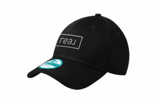 Real | Black New Era® Full Fabric - Adjustable Structured Cap